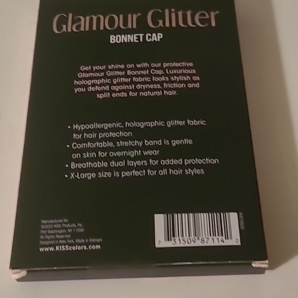 glamor Glitter Bonnet Cap - Picture 2 of 4